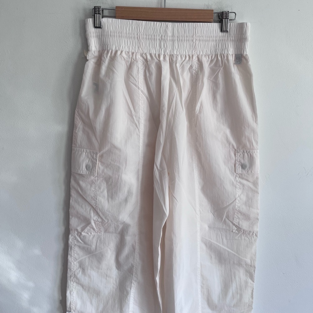 Athleta ~ Alicia Keys ~ Womens High Waist Utility Pant White Size 10 - Picture 6 of 9